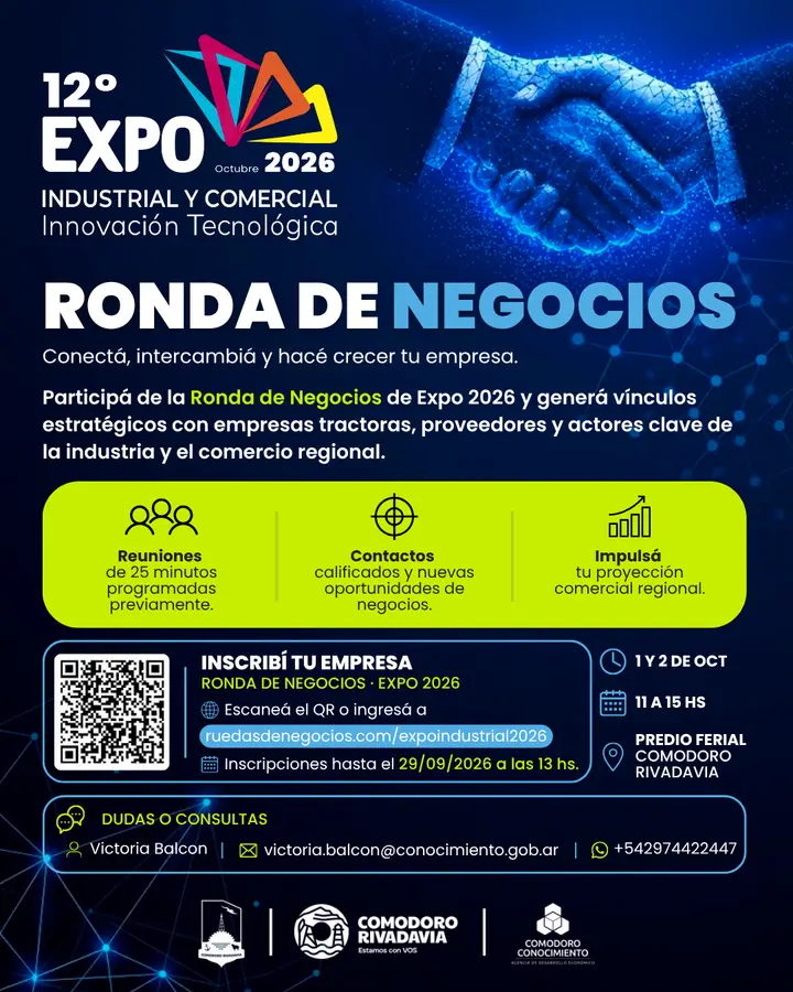 Flyer de la Ronda de Negocios de la Expo Industrial 2026